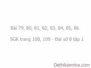 Giải bài 79,80, 81, 82,83, 84, 85,86 trang 108, 109 Toán 8 tập 1: Hình vuông