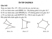 Giải bài 41,42 ,43,44, 45,46 ,47 trang 132, 133 Toán 8 tập 1: Ôn tập chương 2 Hình học 8