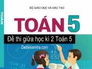 Trường TH Phước Thể tổ chức thi trắc nghiệm và tự luận giữa kì 2 lớp 5 môn Toán