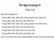 Bài tập 38,39,40 ,41,42,43 ,44,45 trang 129,130,131 Toán 9 tập 2: Ôn tập chương 4 hình học lớp 9