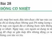 Bài C1,C2,C3 ,C4,C5,C6 trang 99 Lý lớp 8: Động cơ nhiệt