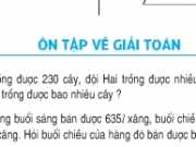 Bài 1,2,3 ,4 trang 12 SGK Toán 3: Ôn tập về giải toán