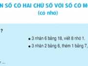 Bài tập trang 22 nhân số có 2 chữ số với số có 1 chữ số có nhớ