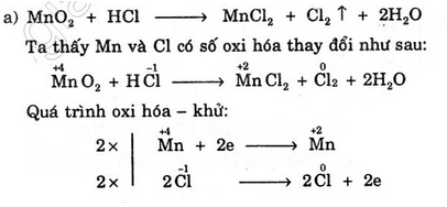 Bài 1,2,3, 4,5,6,7,8 trang 82,83 SGK Hóa 10: Phản ứng oxi hóa – khử