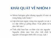 Bài 1,2,3, 4,5,6, 7,8 trang 96 SGK Hóa lớp 10: Khái quát về nhóm Halogen