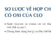 Bài 1,2,3, 4,5 trang 108 Hóa 10: Sơ lược về hợp chất có oxi của clo