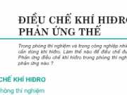 Bài 1,2,3, 4,5 trang 117 SGK Hóa học 8: Điều chế khí hiđro – phản ứng thế