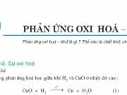 Bài tập 1,2,3, 4,5 trang 113 Hóa học 8: Phản ứng oxi hóa – khử