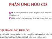 Bài 1,2,3,4 trang 105 SGK Hóa 11: Phản ứng hữu cơ