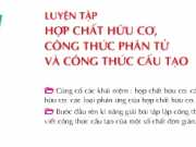 Bài 1,2,3 ,4,5,6 ,7,8 trang 107,108 SGK Hóa 11: Luyện tập hợp chất hữu cơ – công thức phân tử và công thức cấu tạo