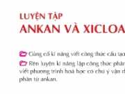 Bài 1,2,3 ,4,5,6 trang 123 SGK Hóa 11: Luyện tập Ankan và Xicloankan