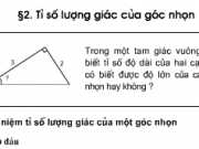 Bài tập 10,11,12, 13,14,15 ,16,17 trang 76, 77 Toán 9 tập 1: Tỉ số lượng giác của góc nhọn