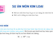 Bài 1,2,3, 4,5,6 trang 95 Hóa lớp 12: Sự ăn mòn kim loại