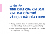 Bài 1,2,3, 4,5,6 trang 132 Hóa 12: Luyện tập tính chất của kim loại kiềm, kiềm thổ và hợp chất