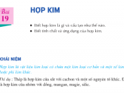 Giải bài 1,2,3,4 trang 91 Hóa lớp 12: Hợp kim