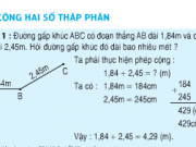 Bài 1,2,3 trang 50 SGK Toán 5: Cộng hai số thập phân