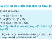 Bài 1,2,3 trang 70 SGK Toán 5: Chia một số tự nhiên cho một số thập phân