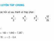 Bài 1,2,3,4 trang 80 SGK Toán 5: Luyện tập chung tiết 50