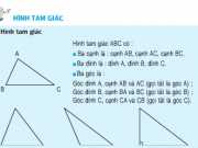 Giải bài 1,2,3 trang 86 SGK Toán 5: Hình tam giác