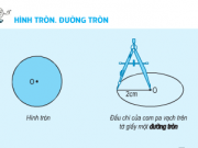 Bài 1,2,3 trang 96,97 SGK Toán 5: Hình tròn, đường tròn