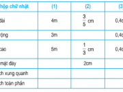 Bài 1,2,3 trang 113,114 Toán 5: Luyện tập chung