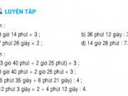 Bài tập 1,2,3,4 trang 137 Toán 5: Luyện tập nhân chia số đo thời gian với một số