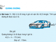 Giải bài 1,2,3 trang 141 Toán 5 tiết 132: Quãng đường