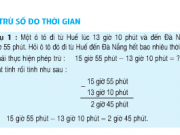 Bài 1,2,3 trang 133 SGK Toán 5: Trừ số đo thời gian