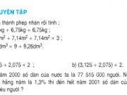 Tiết 154 – Luyện tập: Bài 1,2,3,4 trang 162 SGK Toán 5