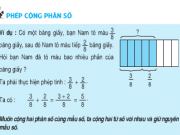 Phép cộng phân số (tiếp theo) Toán 4 bài tập trang 127