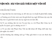 Luyện nói: Bài văn giải thích một vấn đề trang 98 Ngữ Văn lớp 7 tập 2