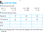 Luyện tập chung về tỉ số – Bài tập 1,2,3,4,5 trang 149