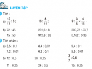 Tiết 156 + 157: Giải bài 1,2,3,4 trang 164,165 Toán 5 (Luyện tập)