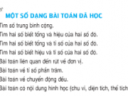 Giải bài 1,2,3, trang 170 Toán 5: Một số dạng bài toán đã học