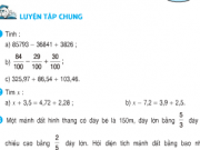 Bài 1,2,3,4,5 Toán 5 trang 177,178 : Luyện tập chung tiết 172