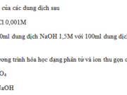 [Đề+Đáp án] Đề kiểm tra kì 1 môn hóa lớp 11: Tính khối lượng mỗi kim loại trong hỗn hợp X