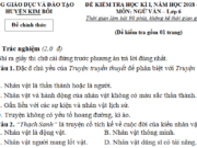 Đề kì 1 môn Văn lớp 6 huyện Kim Bôi có đáp án Kể về một người bạn mà em yêu quý