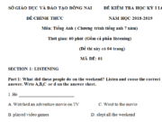 [Sở GD Đồng Nai] Đề kì 1 lớp 9 môn tiếng Anh 2018 What does the word them in line 2 refer to