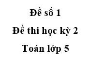 [Đề số 1] Đề thi học kì 2 môn Toán lớp 5:  Tính diện tích hình thang ABCD và diện tích hình tam giác BCN