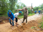 [Đề 2 ngữ văn 6 kì 2] Tả lại cảnh một đoạn đường gần nơi em ở đang được làm lại