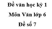 [Đề 7] Thi ngữ văn lớp 6 học kì 1: Cụm động từ là gì?