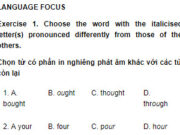 Language focus – Unit 4 trang 26 SBT Anh lớp 10: Compare what Carol said five years ago and what she says today.