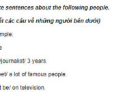 Câu 1 Unit 2 Trang 15 Sách BT Anh 9: Lien has worked as a doctor since 2001