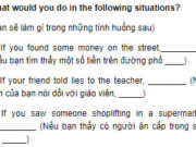 Câu 8 Unit 10 Trang 102 SBT Tiếng Anh 9: If I lost the book I borrowed from my friend, I would buy another one for him/her
