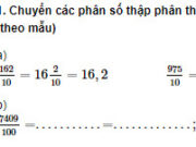 Bài 1, 2, 3, 4 trang 47 Vở bài tập Toán lớp 5 tập 1: Viết số thích hợp vào chỗ trống (theo mẫu)