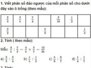 Bài 1, 2, 3 trang 47 Vở BT Toán 4 tập 2: Tính ( theo mẫu)