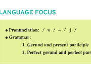 Unit 4. Volunteer Work: Giải bài Language Focus trang 53 SGK môn Anh lớp 11