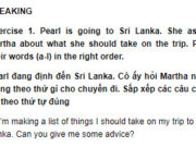 Speaking – Unit 6 trang 42 SBT Anh lớp 10: Speak about the things Pearl should take on the trip and give reasons.