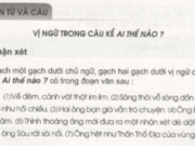 Luyện từ và câu : Vị ngữ trong câu kể Ai Thế Nào ? trang 15 SBT (VBT) Tiếng Việt lớp 4 tập 2: Bộ phận vị ngữ của mỗi câu vừa tìm được do những từ ngữ nào (tính từ hay cụm tính từ) tạo thành