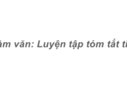 Tập làm văn : Luyện tập tóm tắt tin tức trang 43 VBT Tiếng Việt lớp 4 tập 2: Viết một tin nói về hoạt động của chi đội hay của trường (hoặc hoạt động của thôn xóm, phường xã) ; sau đó tóm tắt tin bằng một hoặc hai câu